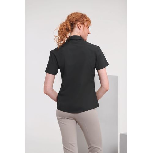 Chemise femme popeline polycoton manches courtes - 2