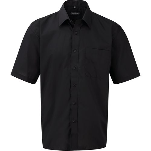 Chemise homme popeline polycoton manches courtes - 3
