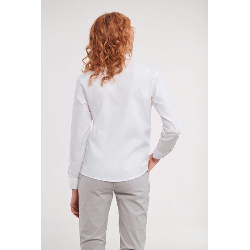 Chemise femme popeline pur coton manches longues - 2