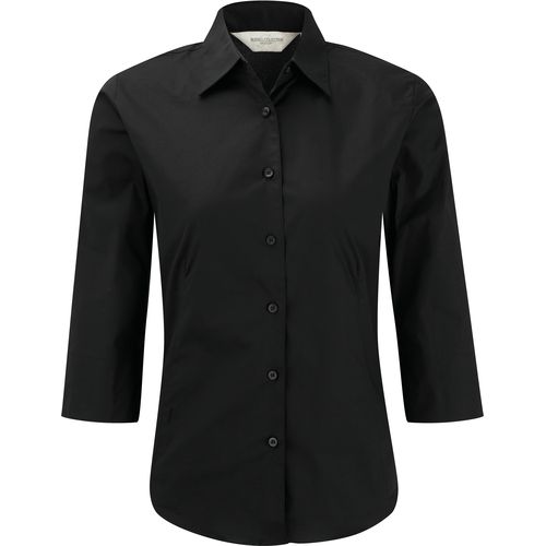 Chemise fittée femme manches 3/4 - 4