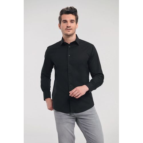 Chemise fittée homme manches longues - 2