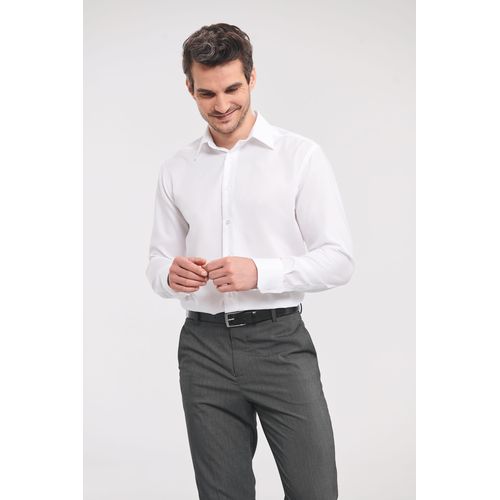 CAMISA MODERNA SIN PLANCHA MANGA LARGA HOMBRE