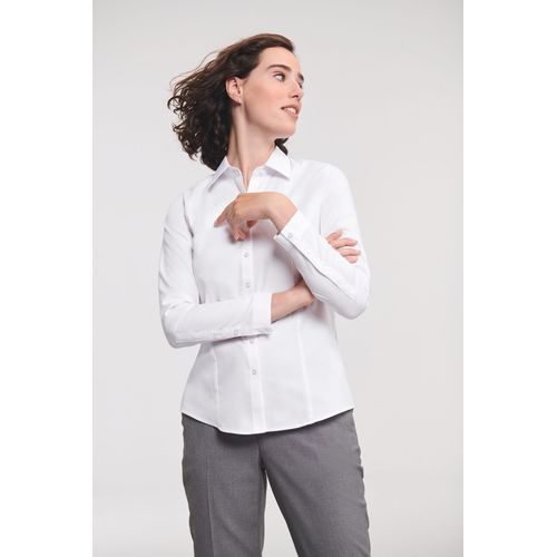 CAMISA ESPIGA MANGA LARGA MUJER