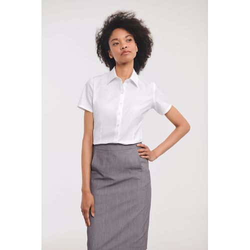 Chemise femme manche courtes à chevrons - 1