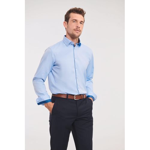 Chemise à motifs chevrons manches longues - 1