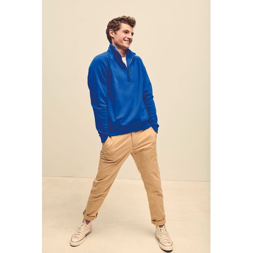 Sweat-shirt col zippé Premium (62-032-0) - 2