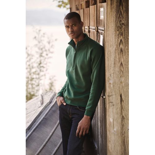 Sweat-shirt col zippé Premium (62-032-0) - 3