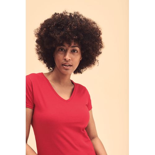 T-shirt femme col v Valueweight (61-398-0) - 2
