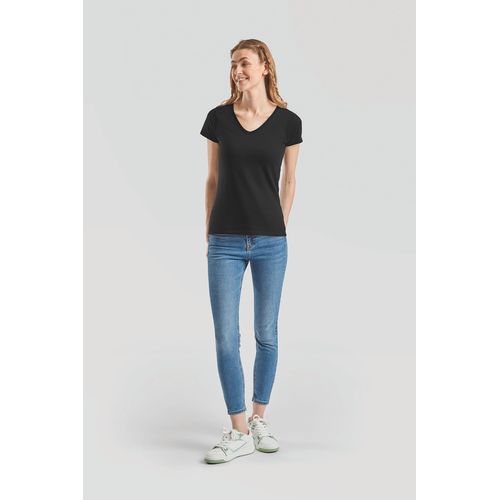 T-shirt femme col v Valueweight (61-398-0) - 1