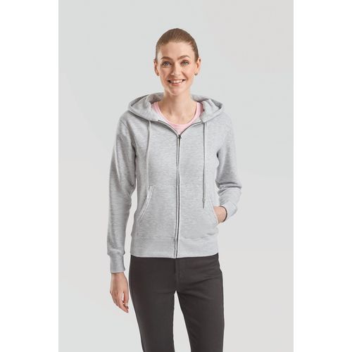 Sweat-shirt femme zippé capuche Premium (62-118-0) - 3