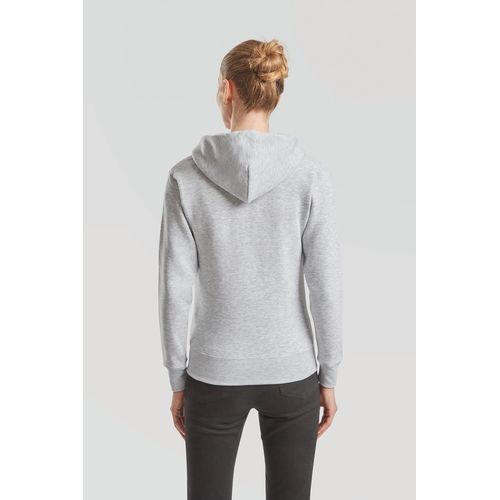 Sweat-shirt femme zippé capuche Premium (62-118-0) - 2