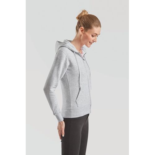 Sweat-shirt femme zippé capuche Premium (62-118-0) - 4