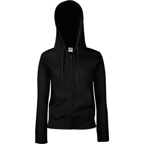 Sweat-shirt femme zippé capuche Premium (62-118-0) - 5