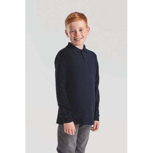 Polo 65/35 manga larga niños
