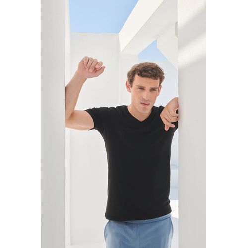 T-shirt homme col v Feel Good - 1