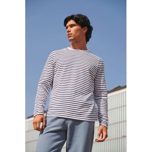 T-shirt rayé manches longues - 2