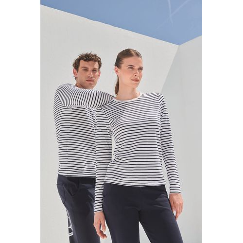 T-shirt rayé manches longues - 1