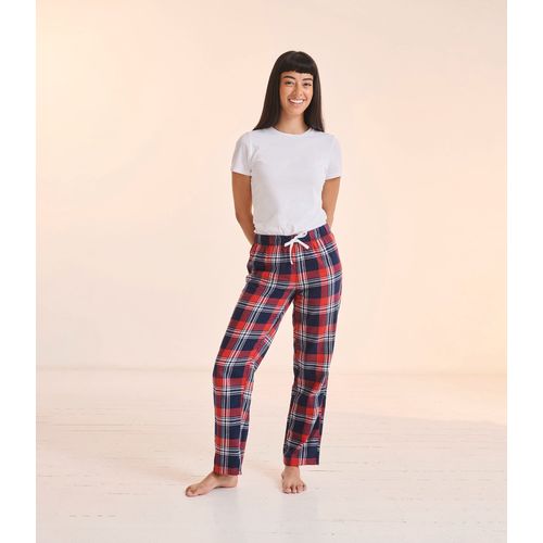 Pantalon femme à motif tartan - 1