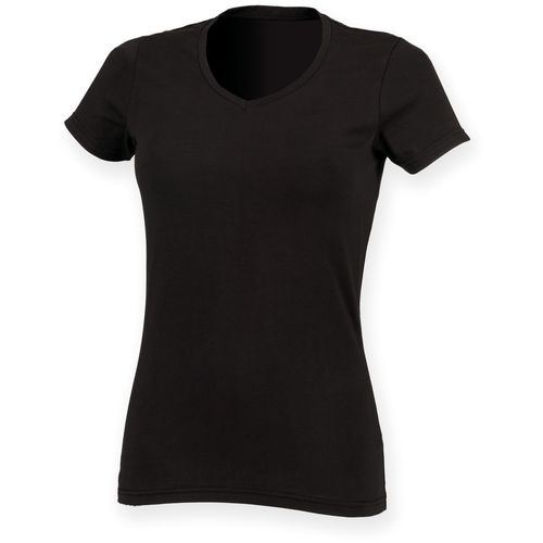 T-shirt femme col v Feel Good - 2
