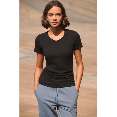 T-shirt femme col v Feel Good - 1