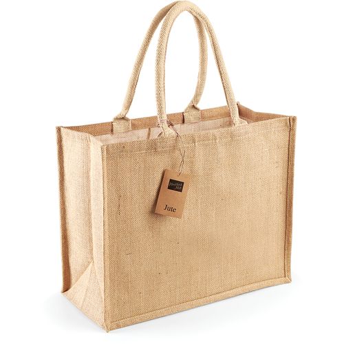 Sac shopping classique en jute - 3