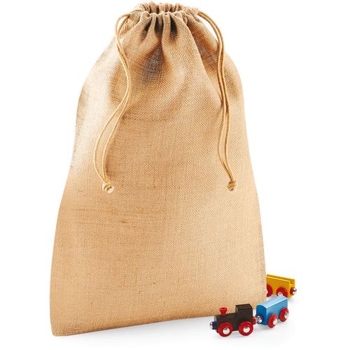 Sac à cordelette en jute - 1
