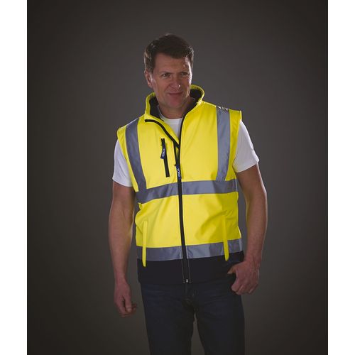 Bodywarmer softshell haute visibilité - 3