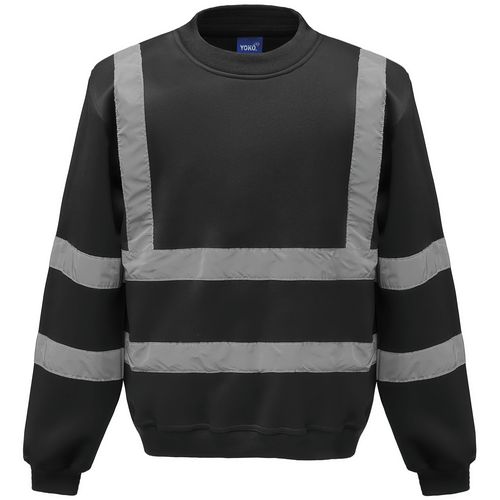 Sweat-shirt haute visibilité col rond - 8