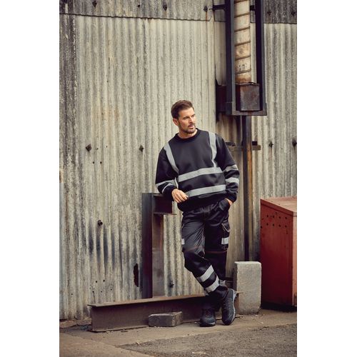 SUDADERA ALTA VISIBILIDAD CUELLO REDONDO