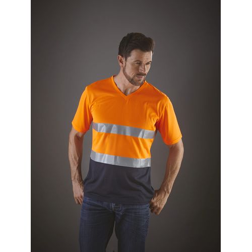 T-shirt col V haute visibilité Top Cool - 5