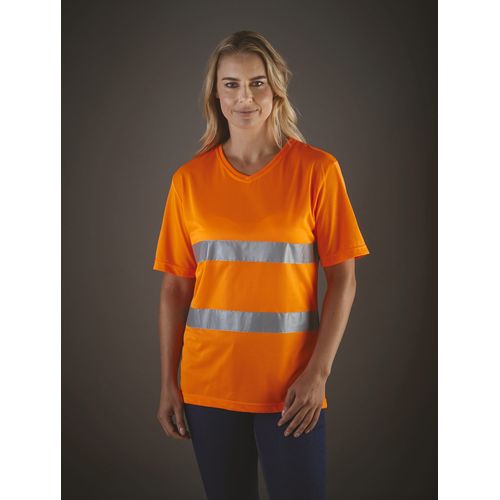 T-shirt col V haute visibilité Top Cool - 7