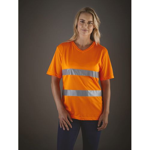 T-shirt col V haute visibilité Top Cool - 3
