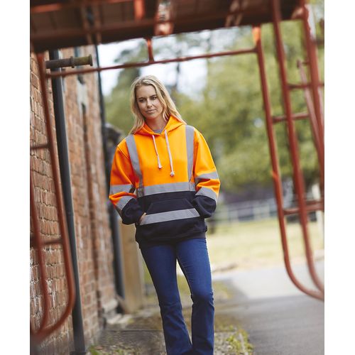 Sweatshirt capuche haute visibilité - 1