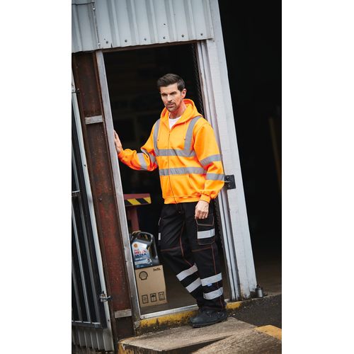 Sweat-shirt zippé capuche - 9