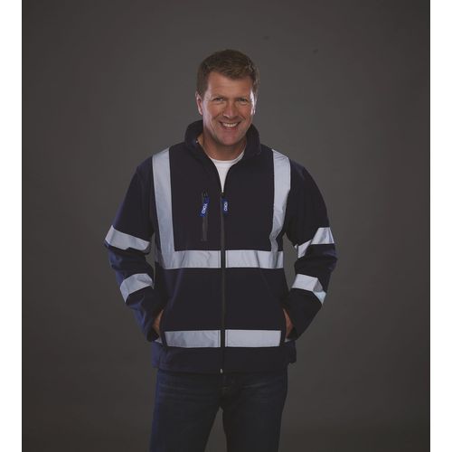 CHAQUETA SOFTSHELL ALTA VISIBILIDAD