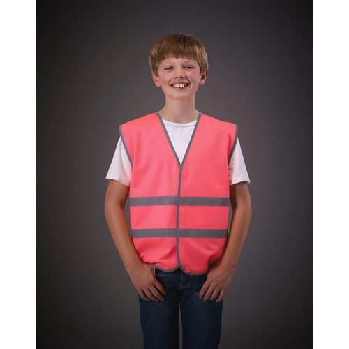 CHALECO CON BORDES Y TIRAS REFLECTANTES