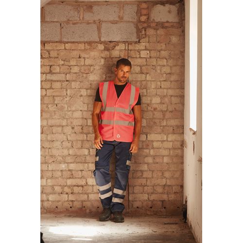 Gilet haute visibilité à maille ajourée recyclée - 10
