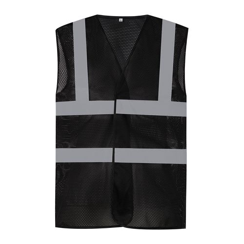 Gilet haute visibilité à maille ajourée recyclée - 16