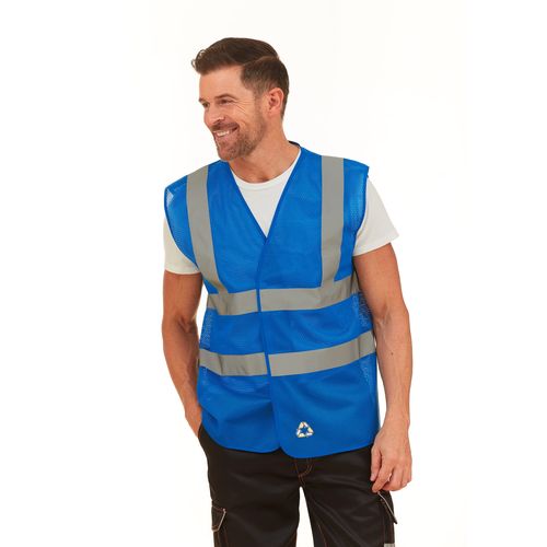 Gilet haute visibilité à maille ajourée recyclée thumbnail 4