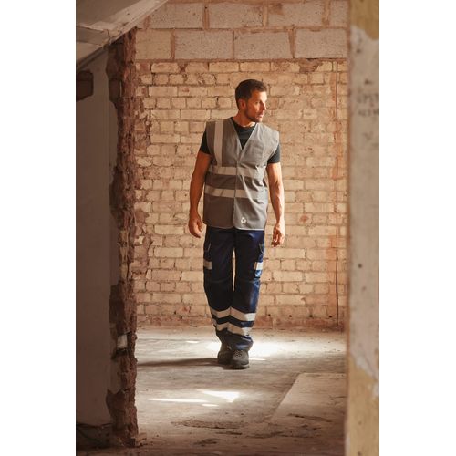 Gilet haute visibilité à maille ajourée recyclée thumbnail 7