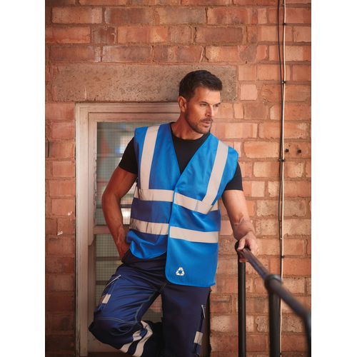 Gilet haute visibilité à maille ajourée recyclée - 12