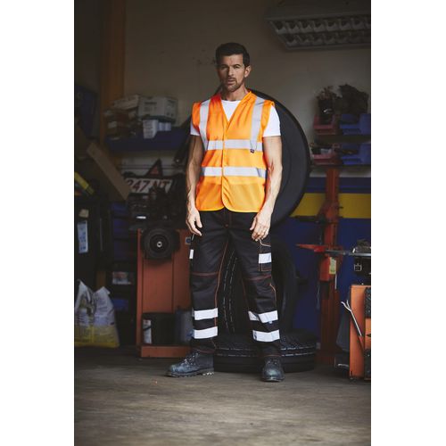 Gilet haute visibilité à maille ajourée recyclée - 3