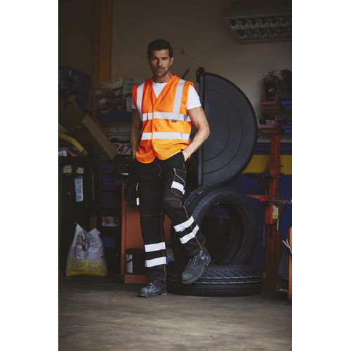 Gilet haute visibilité à maille ajourée recyclée - 2