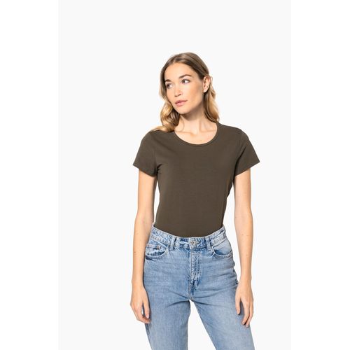 T-shirt col rond manches courtes femme - 11