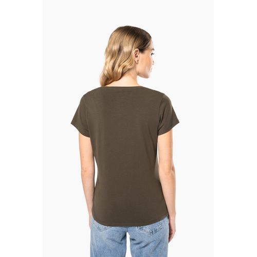 T-shirt col rond manches courtes femme - 2