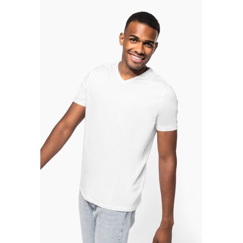 T-shirt manches courtes col V homme - 1