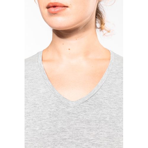 T-shirt col V manches courtes femme - 10