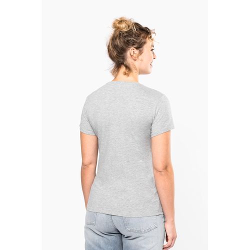 T-shirt col V manches courtes femme - 2