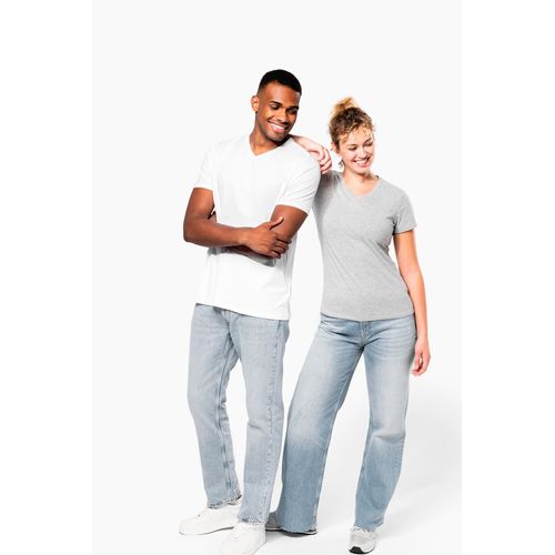T-shirt col V manches courtes femme - 8