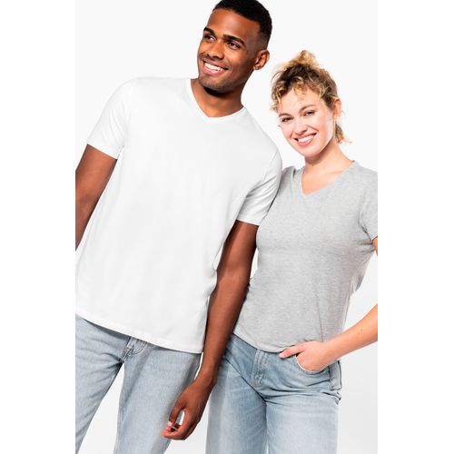 T-shirt col V manches courtes femme - 6